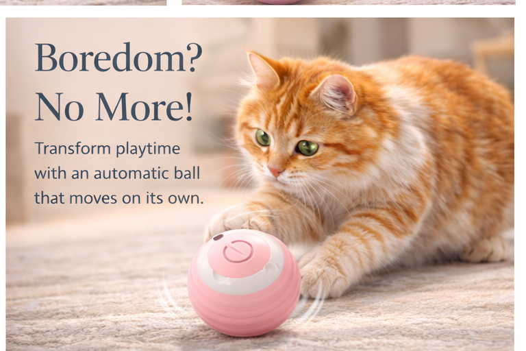 Smart Interactive Cat Ball